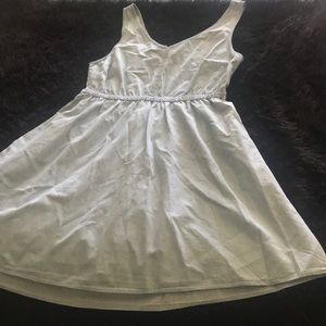 Light Jean Halter Dress